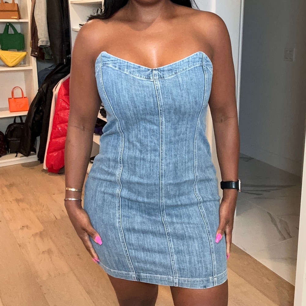 LE JEAN's Farrah denim minidress